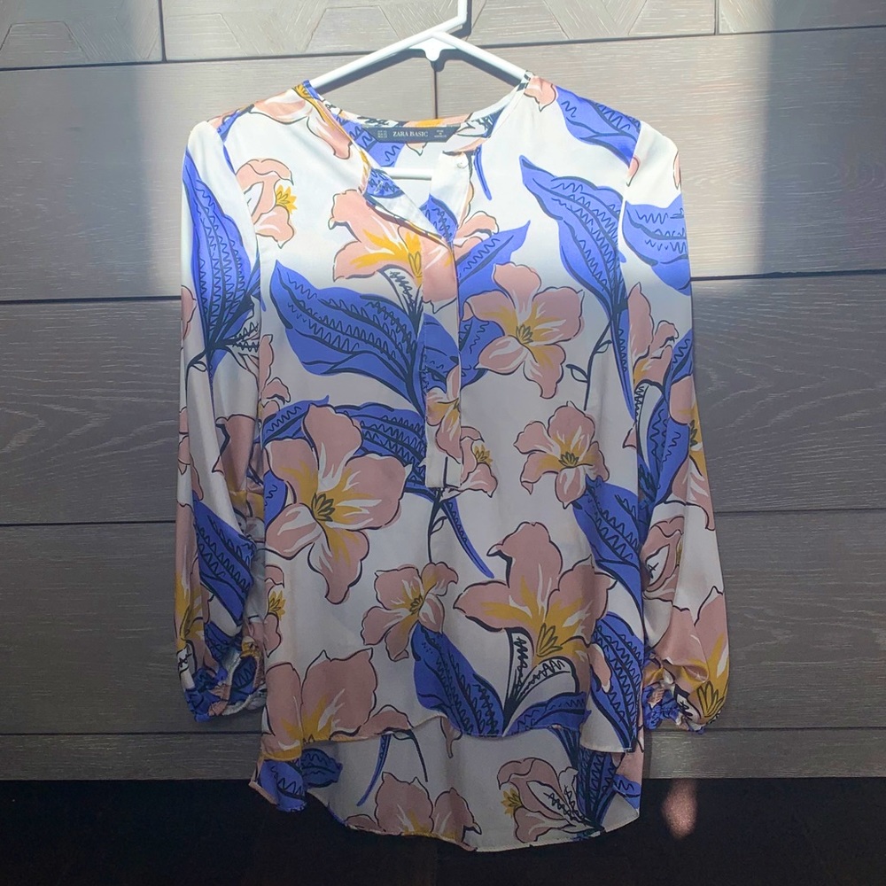 Zara Floral Blouse